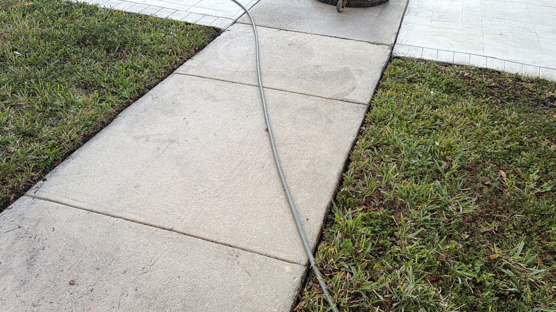 After — Concrete Washing Results
