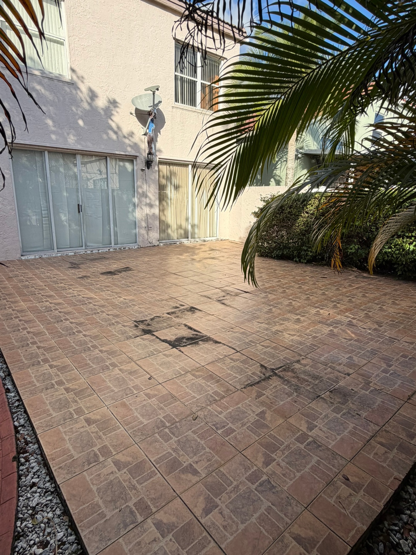 Before — Paver Patio Restoration
